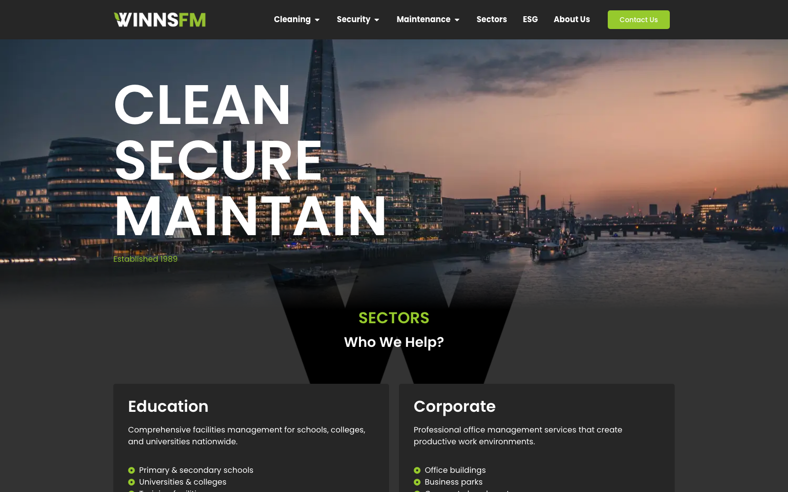 WINNS website